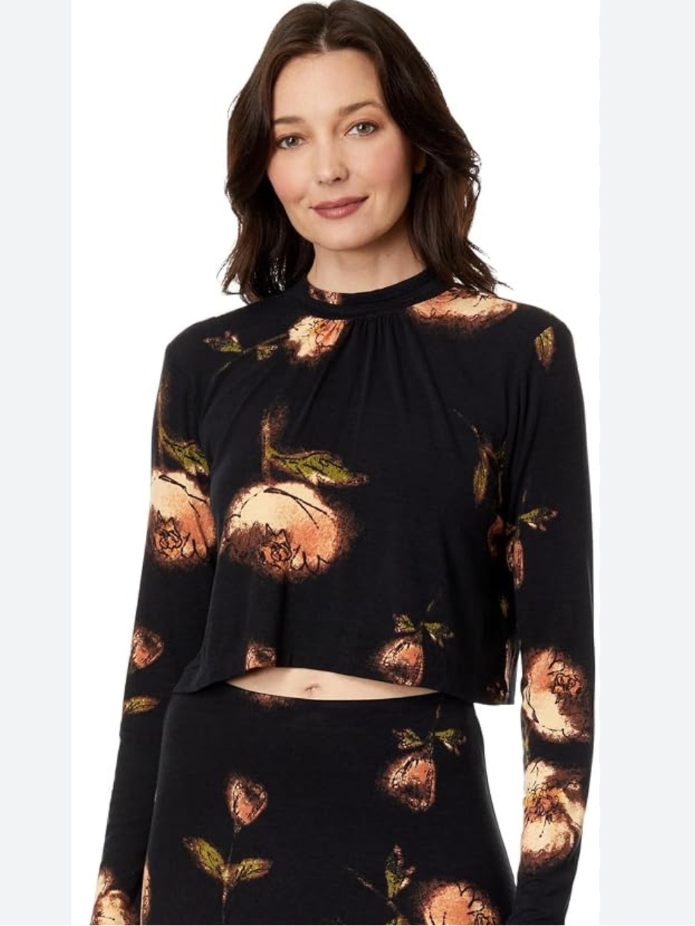 Free People No Merci Floral Top M